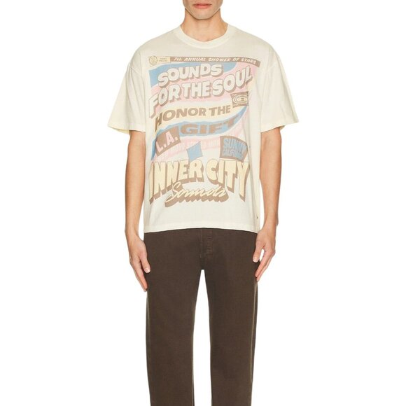 Honor The Gift Sounds For The Soul Tee in Cream Small New Mens Tshirt - Picture 1 of 13